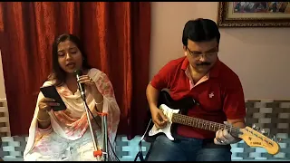 chalte chalte cover song by Anindita, Guitar by Rajib Paul,