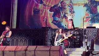 IRON MAIDEN - Run to the Hills Clip - Bruce EXPLODES the Stage - Live - Toronto - Oct 11th, 2022