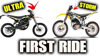 First ride AND impressions! | Storm Bee & Ultra Bee RedBull TKO #firstride #surron #electric