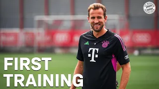 Harry Kane's first training goals at FC Bayern