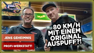 80 km/h mit einem Originalauspuff?! Jens' Puch Maxi Geheimnis | Werkstatt Tour - Profi-Maschinen!