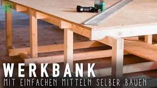 Endlich ist die WERKBANK fertig! 🤩 | Werkbank für wenig Geld #4 | Jonas Winkler