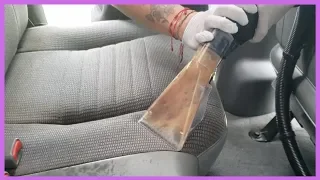 Disgusting Car Seats and Carpet Get Deep Cleaned