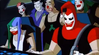 Batman Beyond tries to stop The Jokerz
