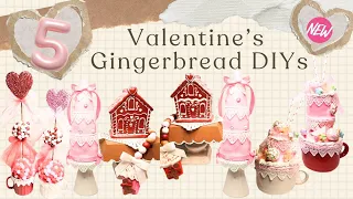 5 *Must See* Valentine's Gingerbread DIY Sets * A Bit Shabby Sweet Dollar Tree Projects