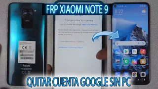 FRP REDMI NOTE 9 COMO QUITAR CUENTA GOOGLE SIN PC M2003j15ss FUNCIONAL PARA OTROS REDMI