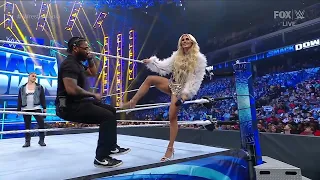 Charlotte Flair Uh-Oh Upskirt (Commando?) on Smackdown (3/11/22)