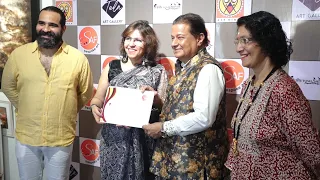 Anup Jalota, Kantha Reddy, M.Krishna Reddy At Art Festival