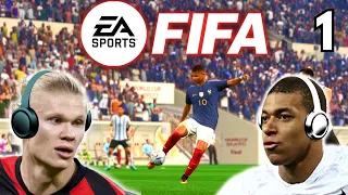 Haaland & Mbappé play FIFA - The WORLDCUP FINAL Rematch!