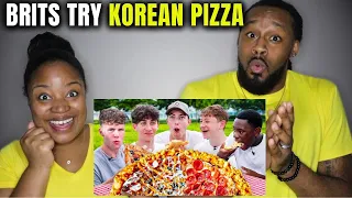 🇬🇧🇰🇷 British Highschoolers try Korean Pizza Delivery for the first time! (American Couple Reacts)