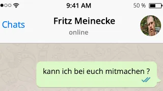 SCHREIBE NIEMALS FRITZ AUF WHATS APP