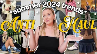 summer 2024 trends i WON'T be buying or wearing! ☀️ (ANTI-HAUL)