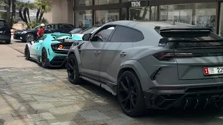 Mansory F8xx (1/1) and Urus Venatus (1/10) in Monaco