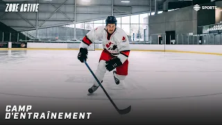 Améliorer son coup de patin AVEC LE PLUS RAPIDE AU MONDE! | CAMP D'ENTRAÎNEMENT | Patinage sur glace