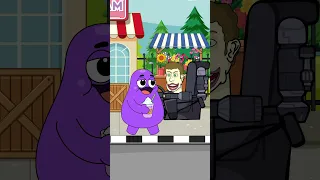 Delicious Grimace Shake vs Skibidi Toilet #shorts #skibiditoilet #trending