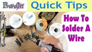 How To Solder A Wire | Best Way To Solder A Wire To A Flight Controller