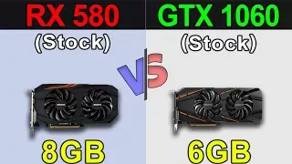 RX 580 (8GB) vs GTX 1060 (6GB) | New Games Benchmarks