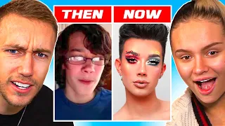 RATING YOUTUBERS GLOW UPS!