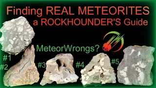 Rockhound Guide: How to Find a Real Meteorite ☄️ Rock ID MeteorWrong Advice Books Tools