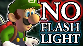 Is It Possible to Beat Luigi's Mansion Without The Flashlight? (spooky)