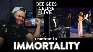 Bee Gees ft. Celine Dion Reaction to Immortality LIVE (ANGELIC VOICES!) | Dereck Reacts