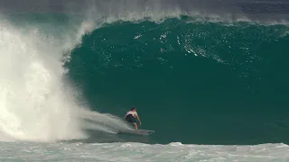 Lombok's best wave - Desert Point  (4K drone footage)