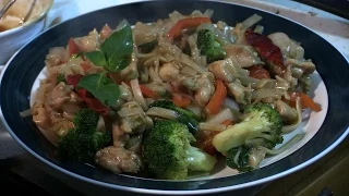 Pad Kee Mao ( Thai Drunken Noodles) My version , My recipe Thai Food