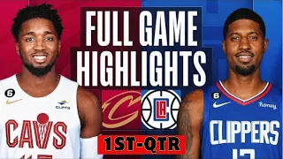 Los Angeles Clippers vs. Cleveland Cavaliers HIGHLIGHTS 1st-QTR HD | 2024 NBA season | 1/29/2024