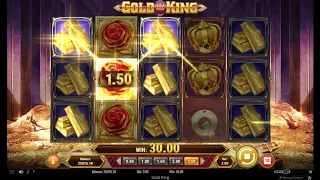 Anmeldelse om Gold King spil på Play n' Go