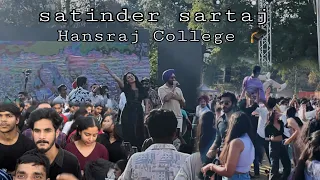 Satinder Sartaj in Hansraj College fest 😍 | Neeru Bajwa | Akhil Sachdeva | 7 Losers