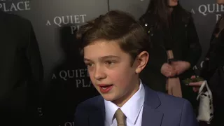 A Quiet Place New York Premiere - Itw Noah Jupe (official video)