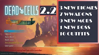 Dead Cells 2.2 | Fatal Falls DLC | All New Weapons, Skill, Skins blueprint, Biomes and BOSS