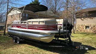 Sun Tracker Sportfish 22 DLX Pontoon Tour!!