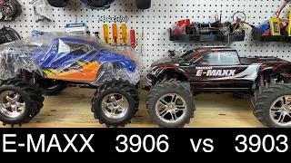 Traxxas E-MAXX 3906 vs 3903 Comparison