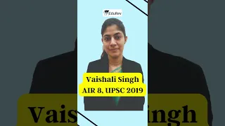 Vaishali Singh AIR 8 - How to Qualify CSAT for UPSC? #upsccsat #upscshorts #vaishalisingh