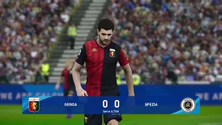 PES 2021 Gameplay | Genoa - Spezia - 2021/2022