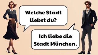 Deutsch Lernen mit Dialogen A1-A2 | Deutsch Lernen | Deutsch Dialoge für Anfänger