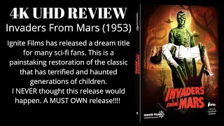 Invaders From Mars (1953) 4K UHD Review Ignite Films