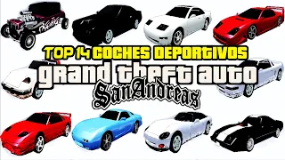 TOP 14 MEJORES SUPERAUTOS EN GTA SAN ANDREAS