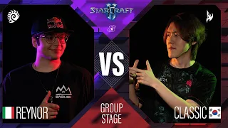 Reynor vs. Classic // Gamers8 featuring StarCraft  // Group Stage