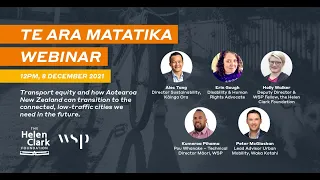 Te Ara Matatika: Transport equity & how Aotearoa NZ can transition to connected, low-traffic cities