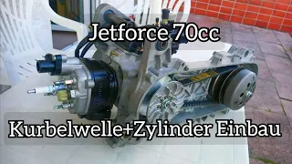 Jetforce 70cc Malossi Motor Umbau + Kurbelwelle wechseln