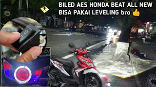 BILED AES HONDA BEAT NEW Pakai LEVELING‼️Biled terang anti silau