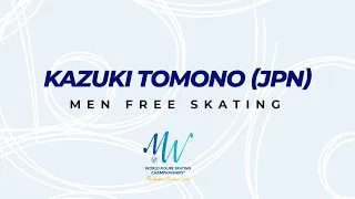 Tomono (JPN) | Men FS | ISU World Figure Skating Championships 2022 | Montpellier | #WorldFigure