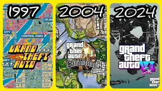 MAPS Evolution in All GTA Games (1997-2024)