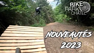 On roule les nouveautés du bikepark de Chatel