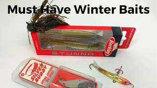 My Top 5 Winter Bass Fishing Lures!