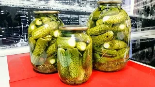 Консервированные Хрустящие Огурцы на Зиму Простой Рецепт Очень Вкусных Консервированных Огурцов