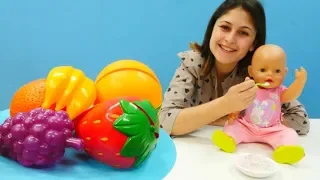 Yemek yapma ve bebek bakma oyunları! Eğlenceli video