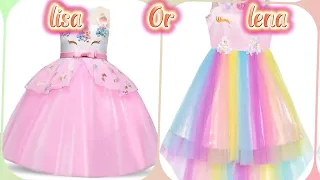 Lisa Or Lena|Beautiful Unicorn Dress For Baby Girl#unicorn#baby